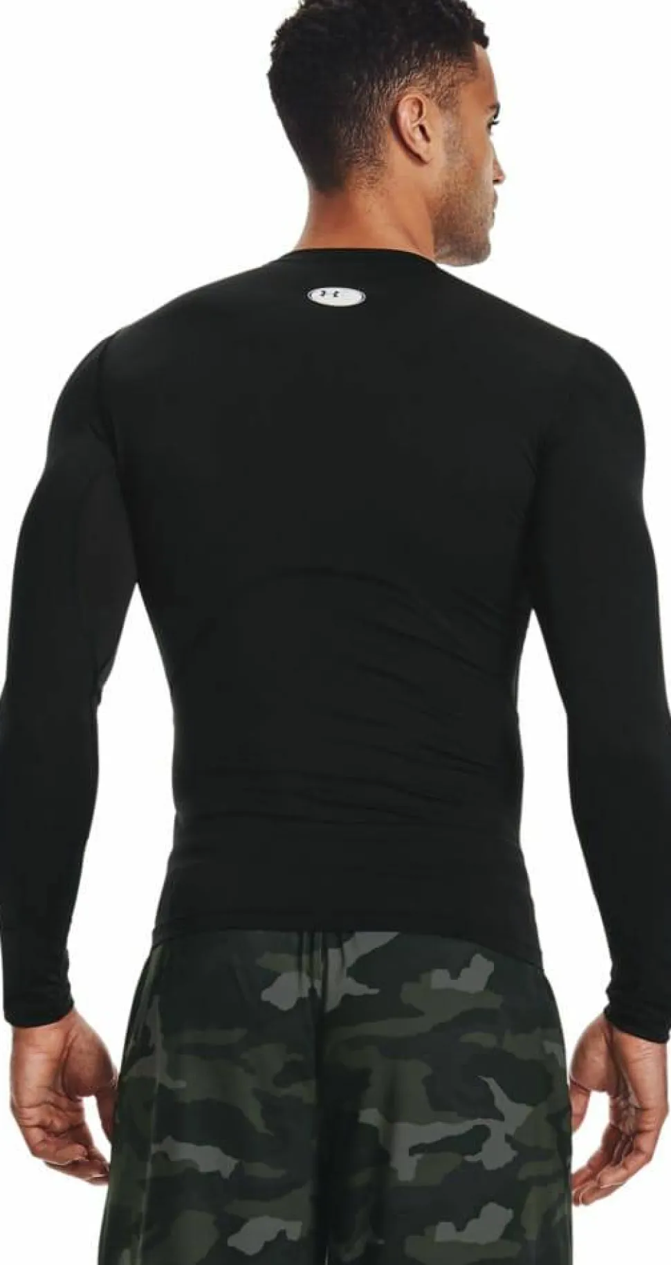Under Armour Men's UA HG Armour Comp Long Sleeve Black