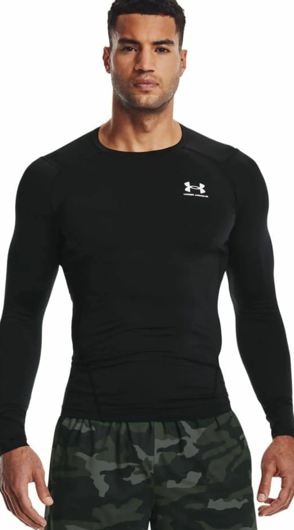 Under Armour Men's UA HG Armour Comp Long Sleeve Black