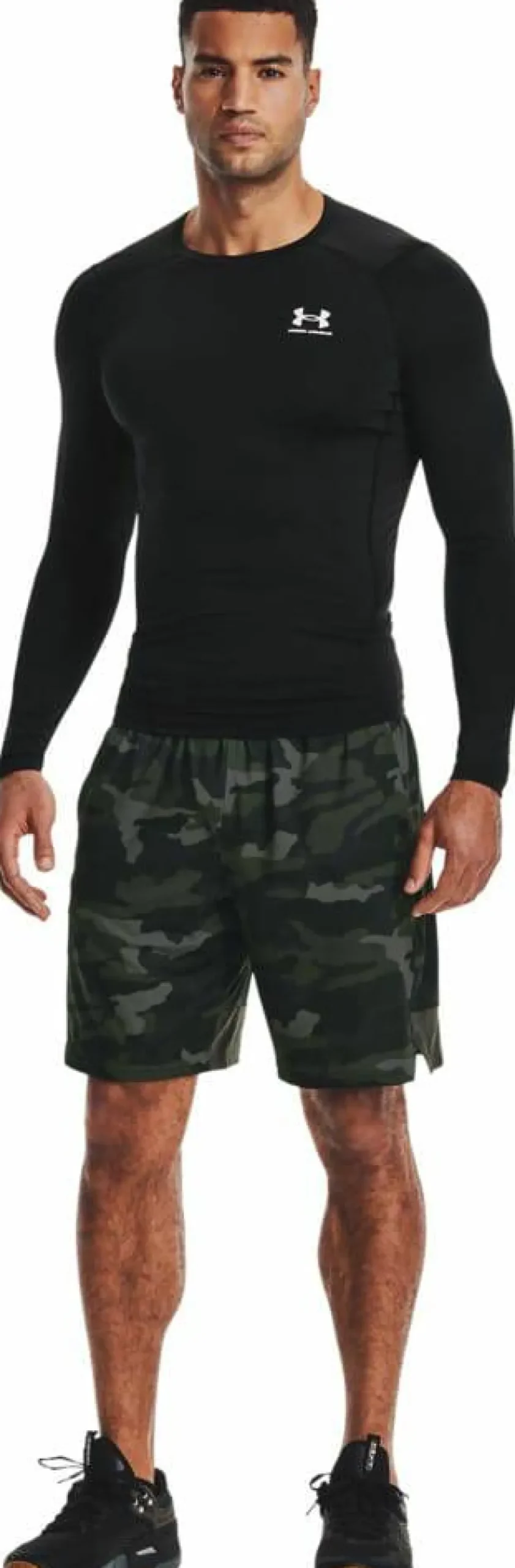 Under Armour Men's UA HG Armour Comp Long Sleeve Black