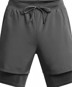 Under Armour Men's UA Launch 5'' 2-In-1 Short Gray