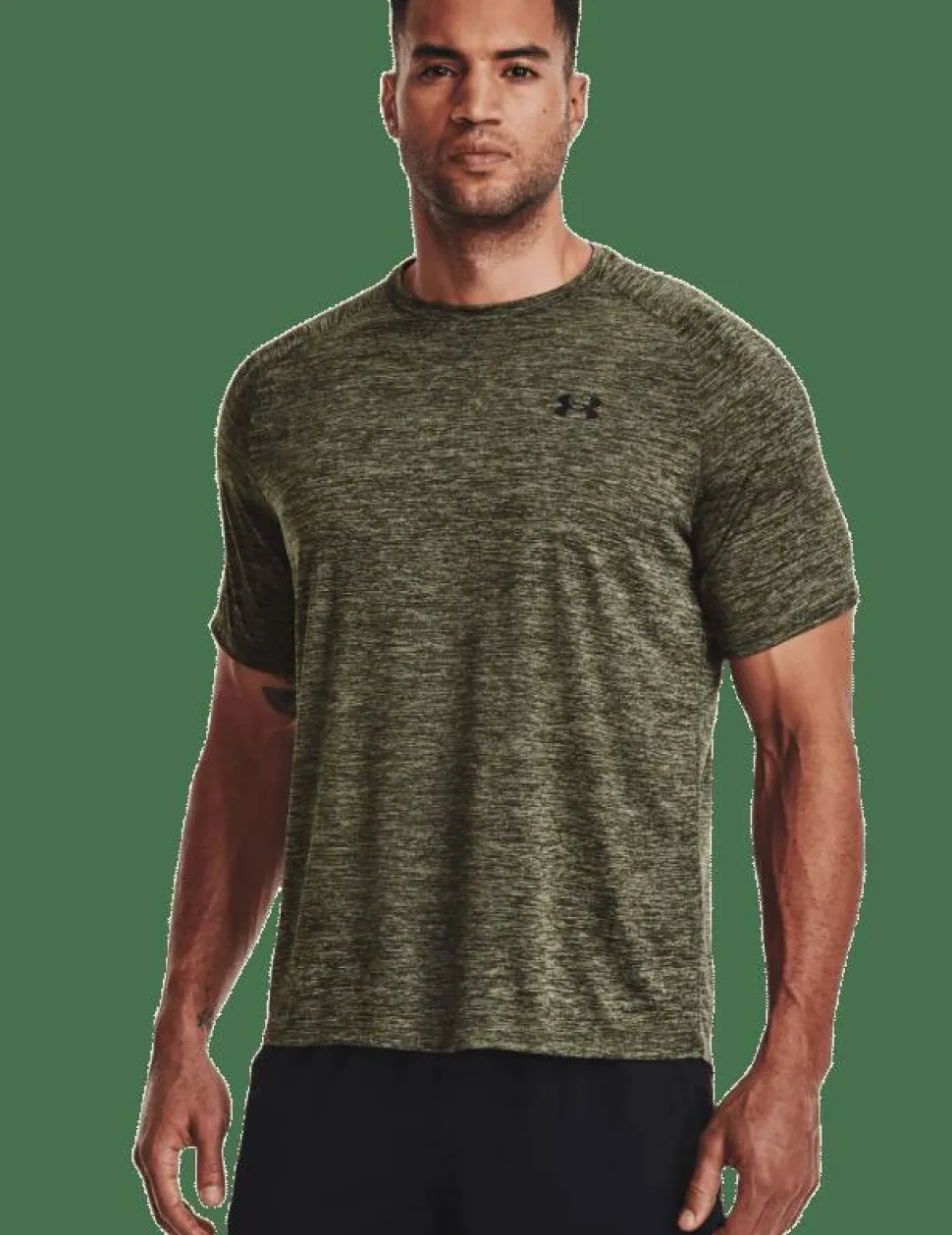 Under Armour Men's UA Tech 2.0 SS Tee Marine Od Green/Black