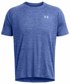 Under Armour Men's UA Tech Textured Short Sleeve Tech Blue