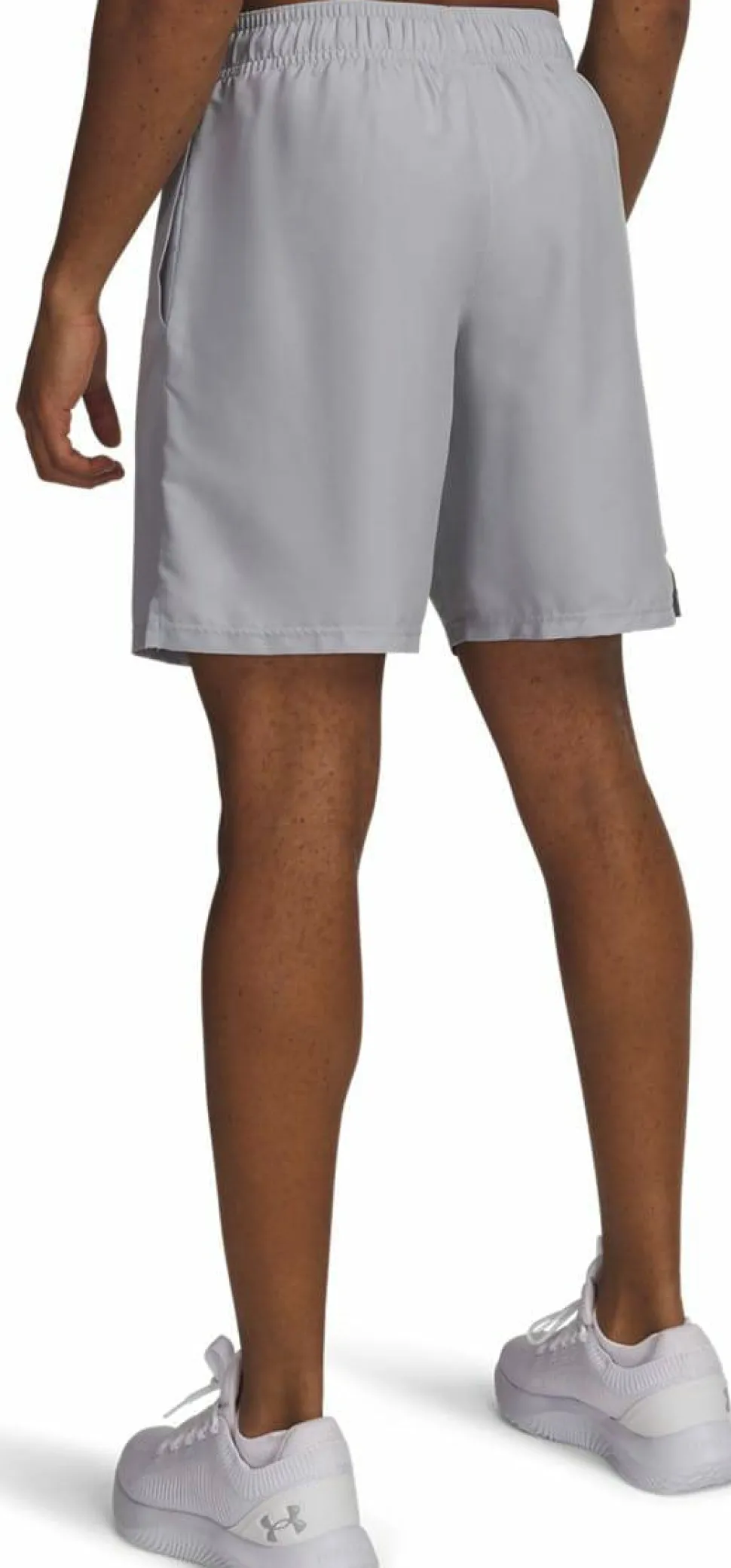 Under Armour Men's UA Tech Woven Wordmark Shorts Mod Gray