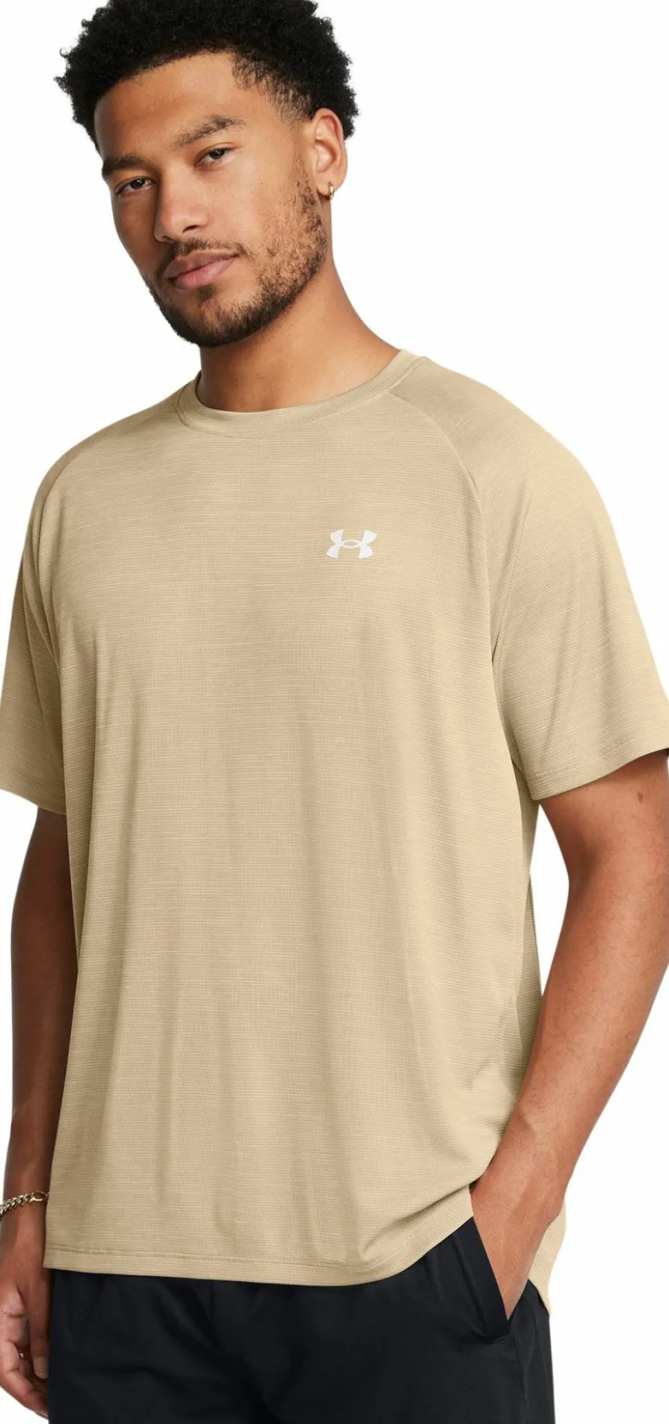 Under Armour Men's UA Tech Textured Short Sleeve Grove Green