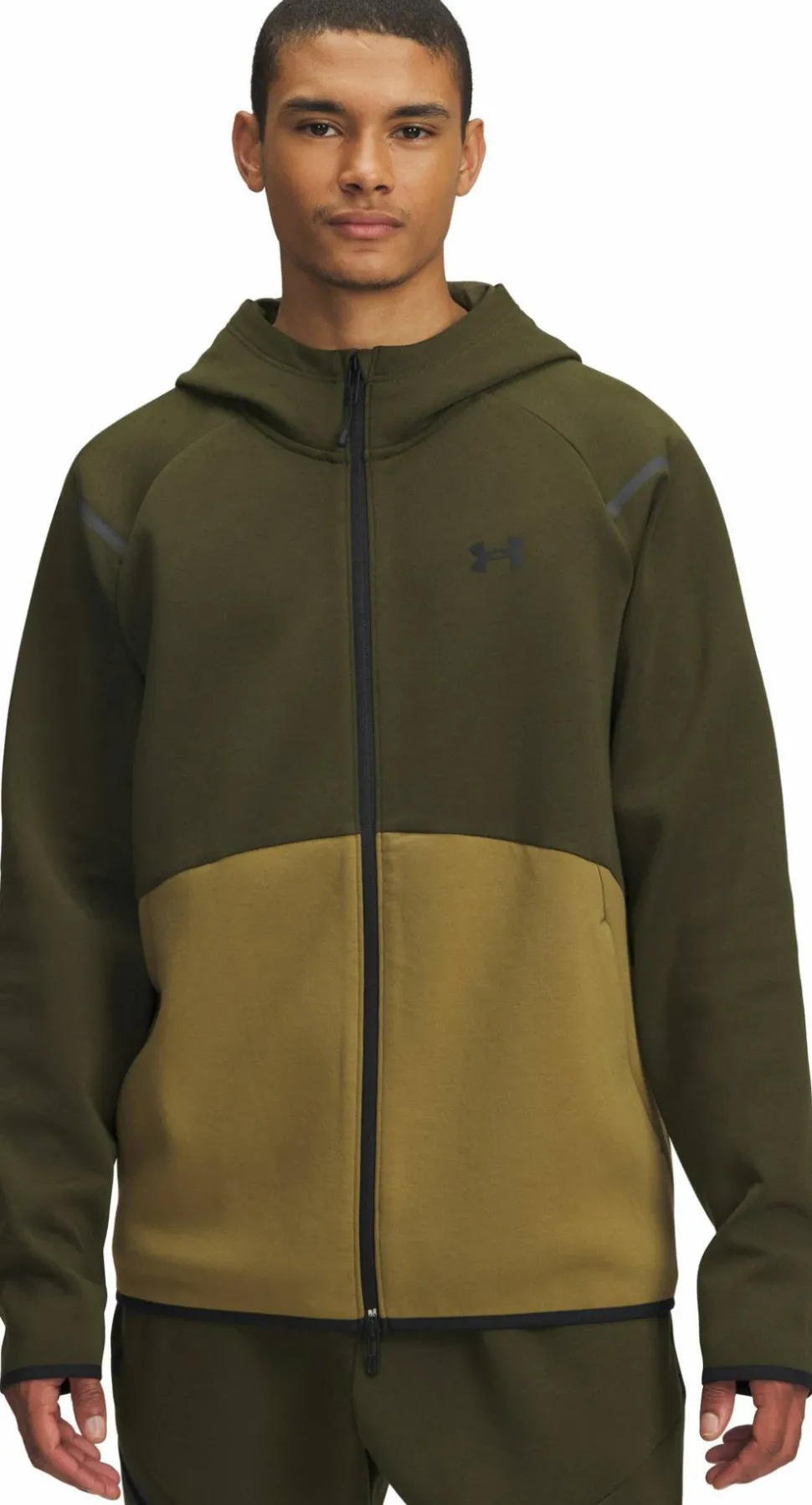 Under Armour Men's UA Unstoppable Fleece Full-Zip Hoodie Expedition Green