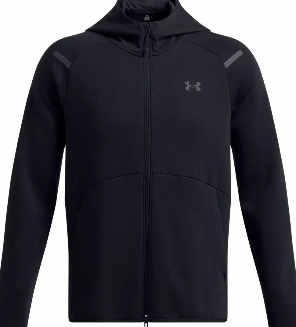 Under Armour Men's UA Unstoppable Fleece Full-Zip Hoodie Black