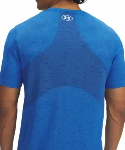 Under Armour Men's UA Vanish Seamless Short Sleeve Blue Atlantis
