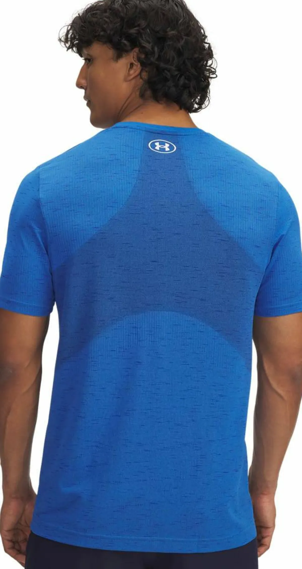 Under Armour Men's UA Vanish Seamless Short Sleeve Blue Atlantis
