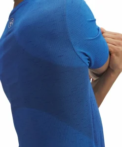 Under Armour Men's UA Vanish Seamless Short Sleeve Blue Atlantis