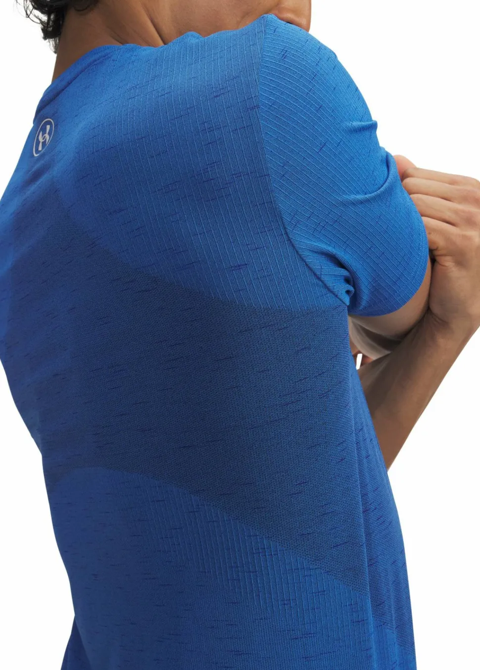 Under Armour Men's UA Vanish Seamless Short Sleeve Blue Atlantis