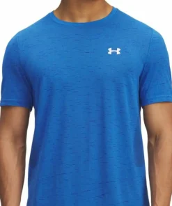 Under Armour Men's UA Vanish Seamless Short Sleeve Blue Atlantis