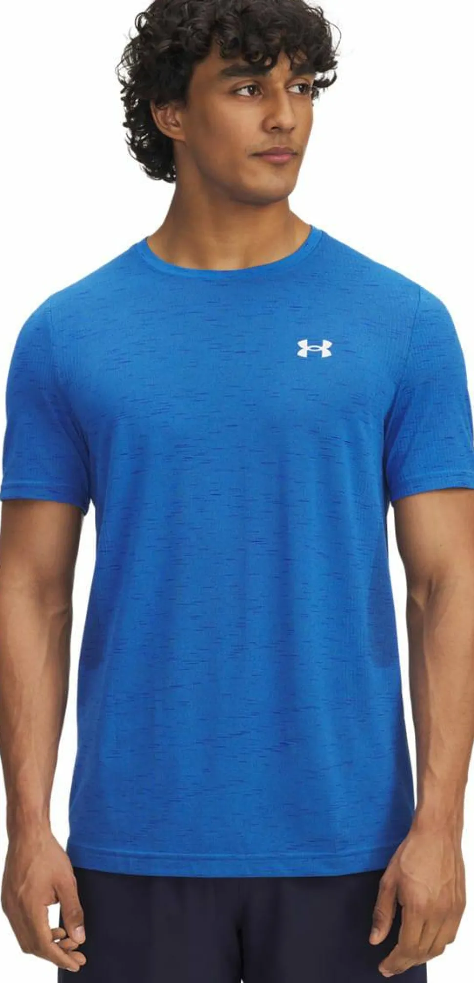 Under Armour Men's UA Vanish Seamless Short Sleeve Blue Atlantis