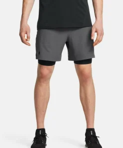 Under Armour Men's UA Vanish Woven 6in Shorts Castlerock 2