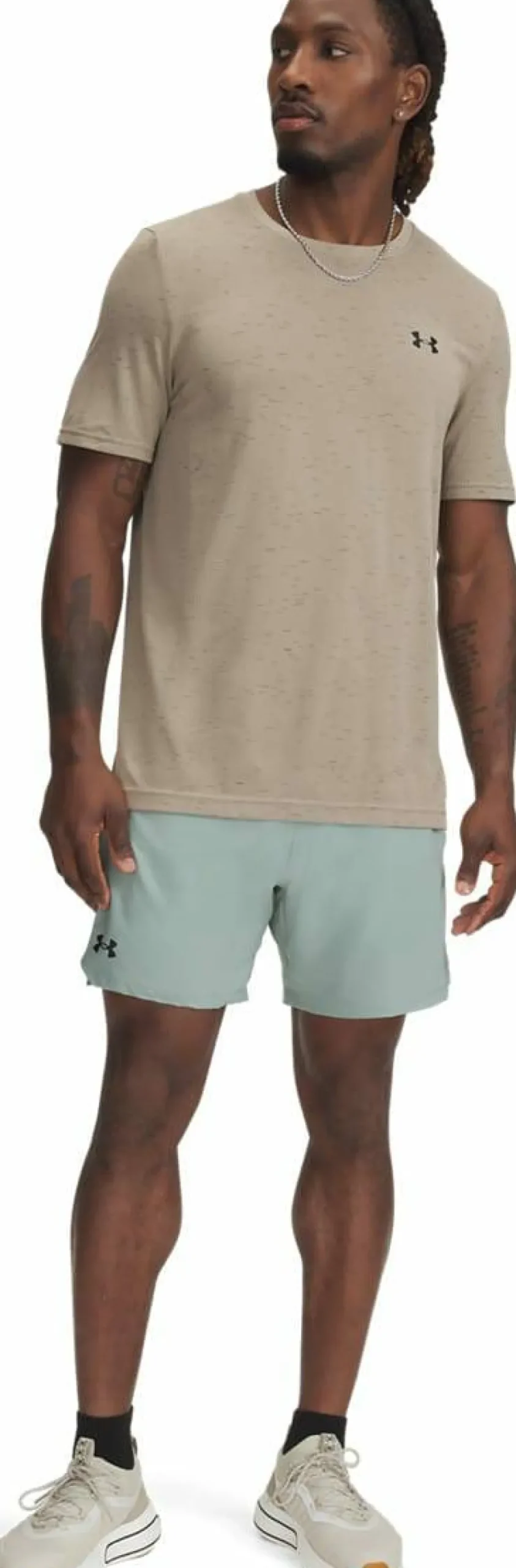 Under Armour Men's UA Vanish Woven 6in Shorts Silica Green