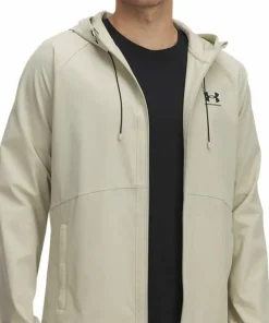 Under Armour Men's Ua Vibe Woven Jacket Khaki Base