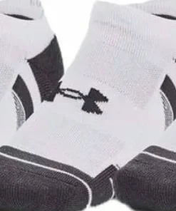 Under Armour Unisex UA Performance Tech 3pk No Show Socks White