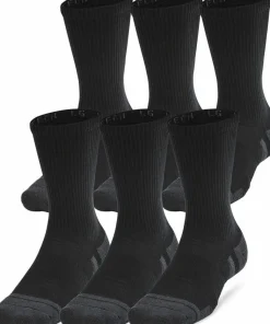 Under Armour Unisex Ua Perf Tech 6pk Crew Black