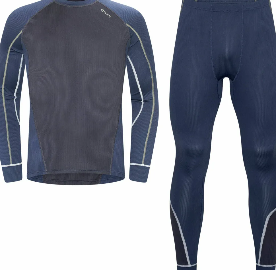 Urberg Men's Base Layer Set Blue Nights