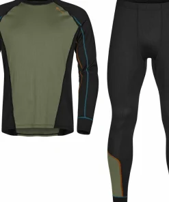 Urberg Men's Base Layer Set Black Beauty