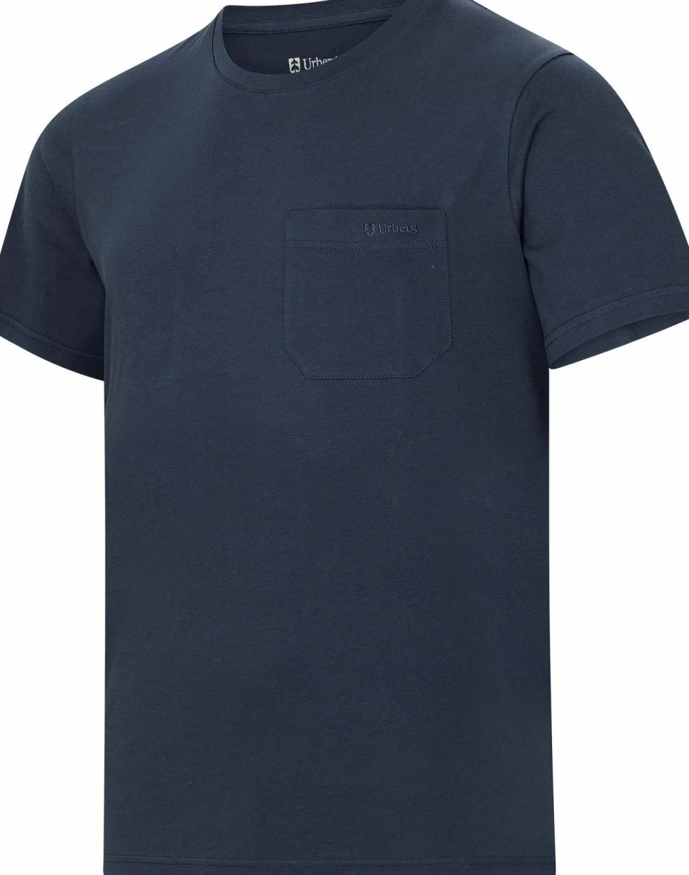 Urberg Men's Cotton Pocket Tee Blue Nights