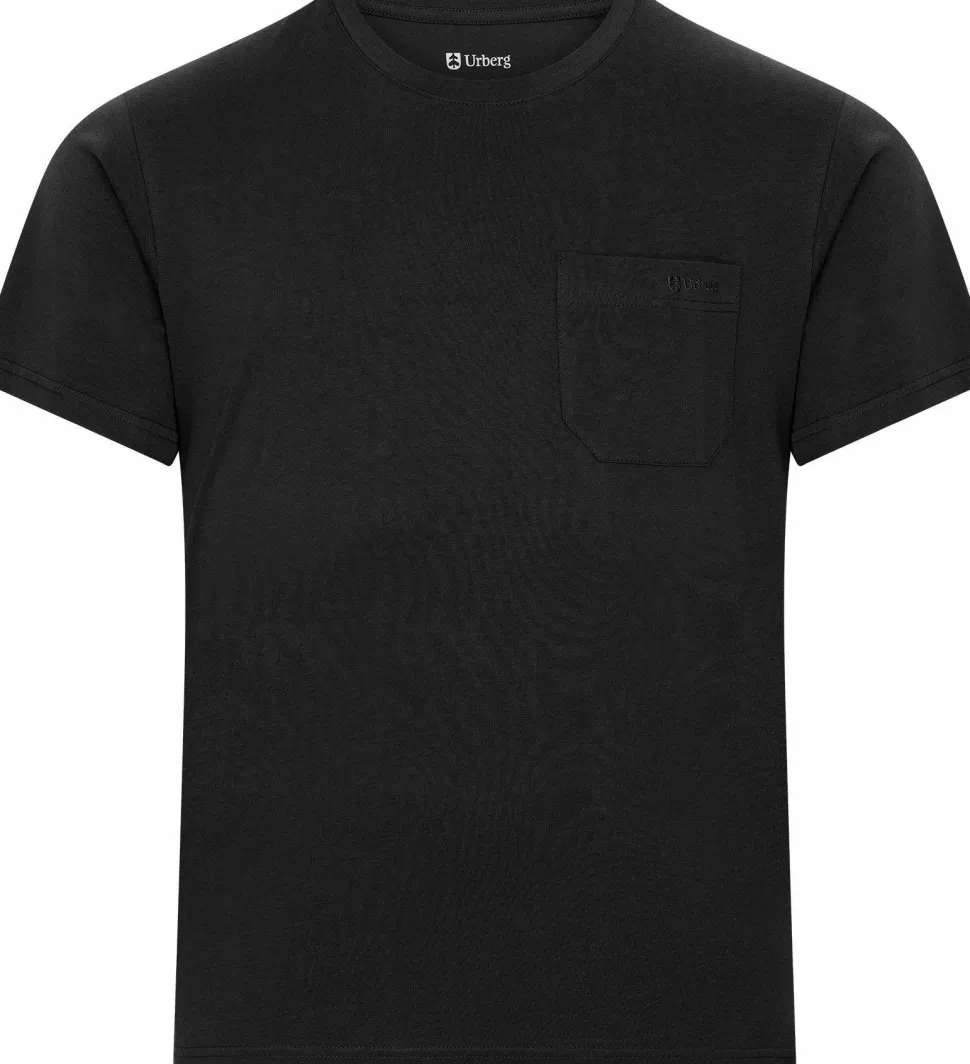 Urberg Men's Cotton Pocket Tee Black Beauty