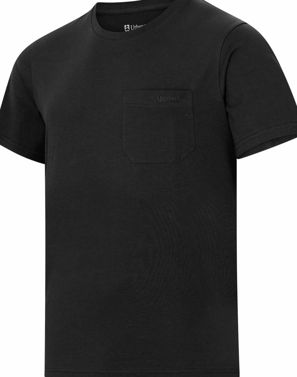 Urberg Men's Cotton Pocket Tee Black Beauty