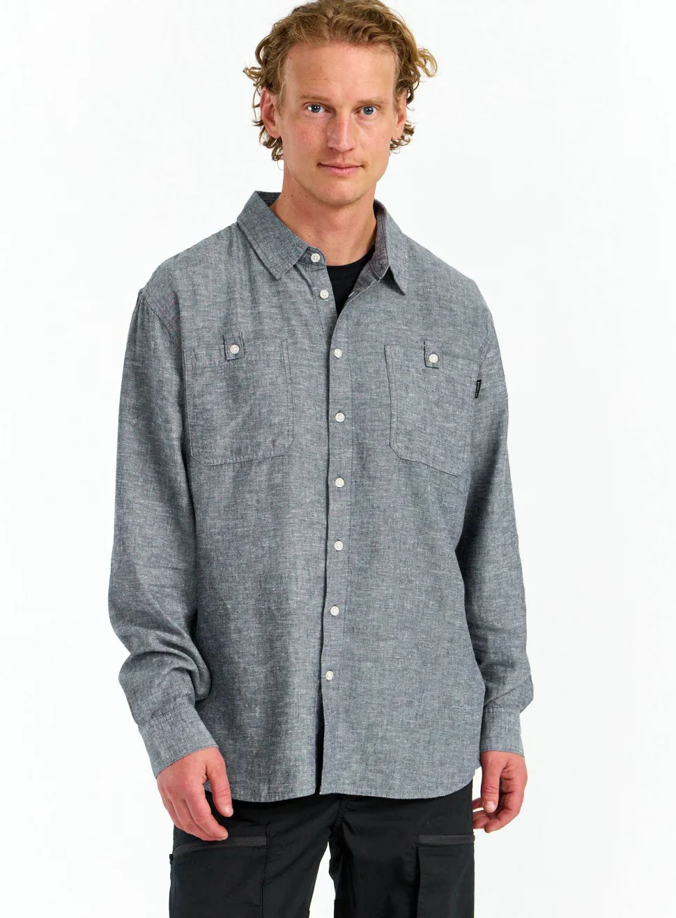 Urberg Men's Hemp LS Shirt Midnight Navy