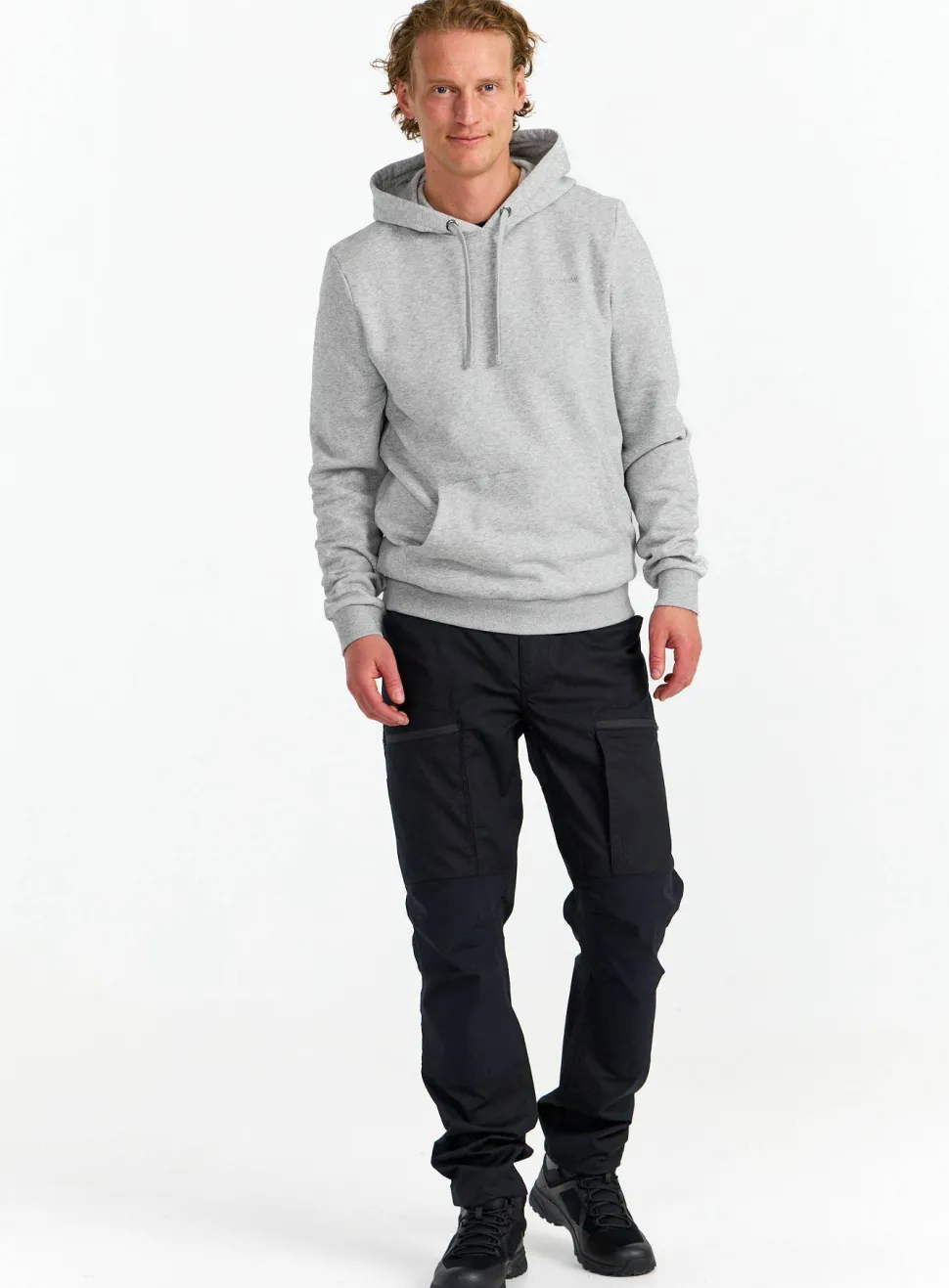 Urberg Men's Hood Sweat Fleece Grey Melange