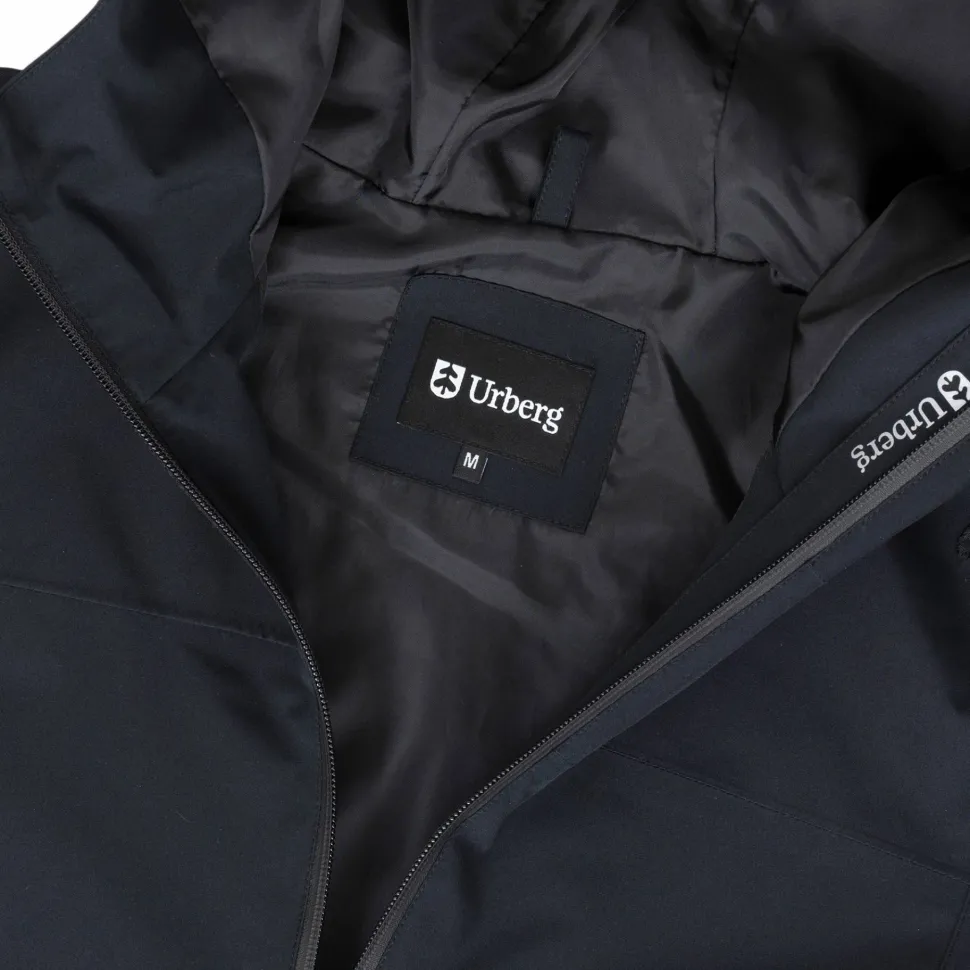 Urberg Men's 2l Everyday Rain Jacket Black Beauty