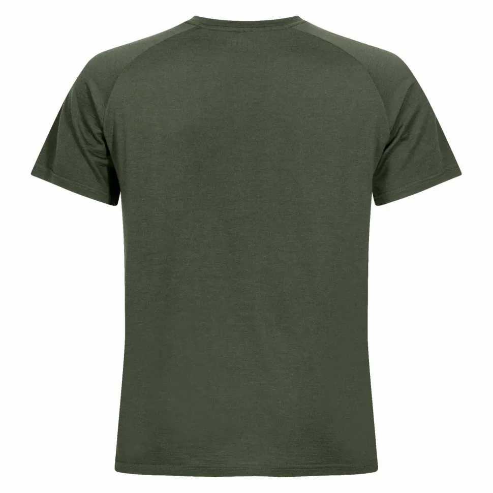 Urberg Men's Lyngen Merino T-Shirt 2.0 Kombu Green