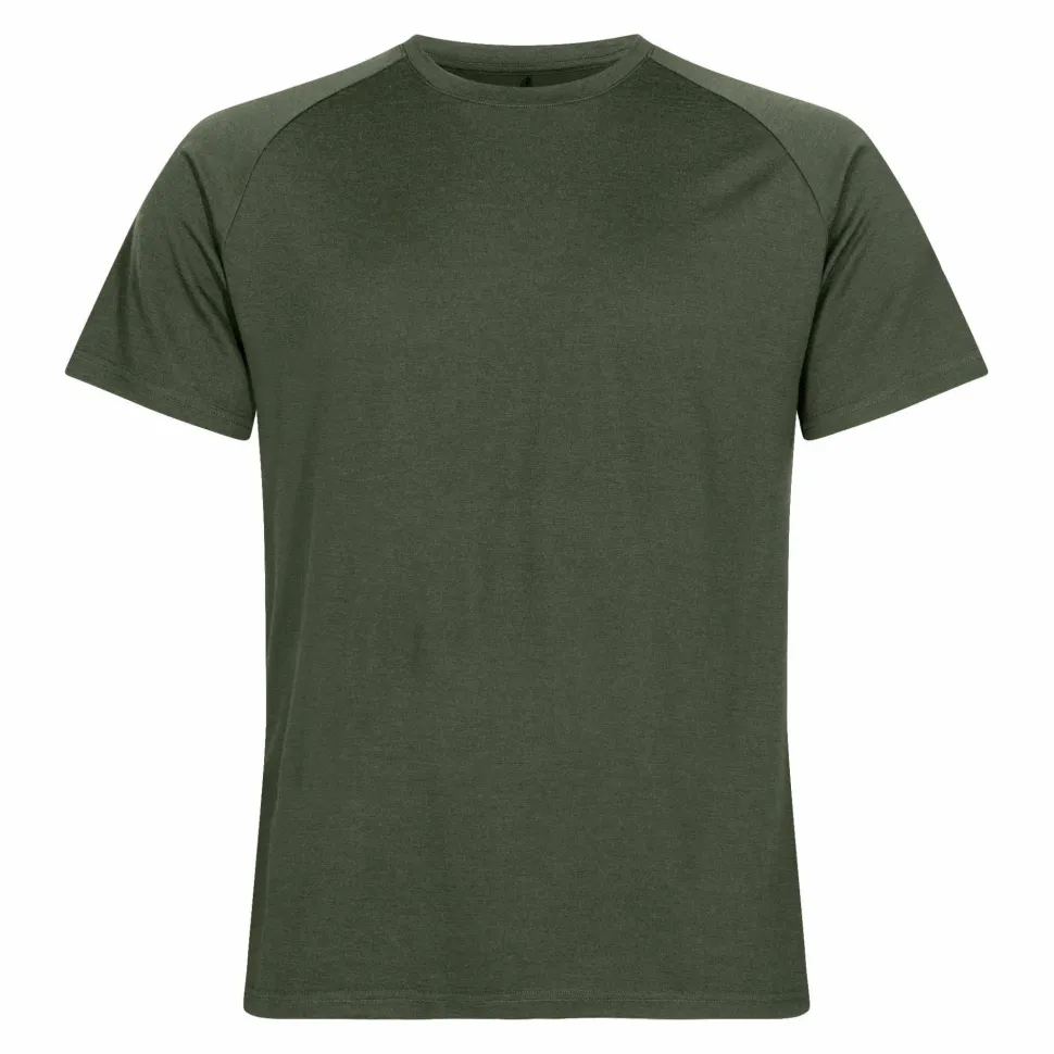 Urberg Men's Lyngen Merino T-Shirt 2.0 Kombu Green
