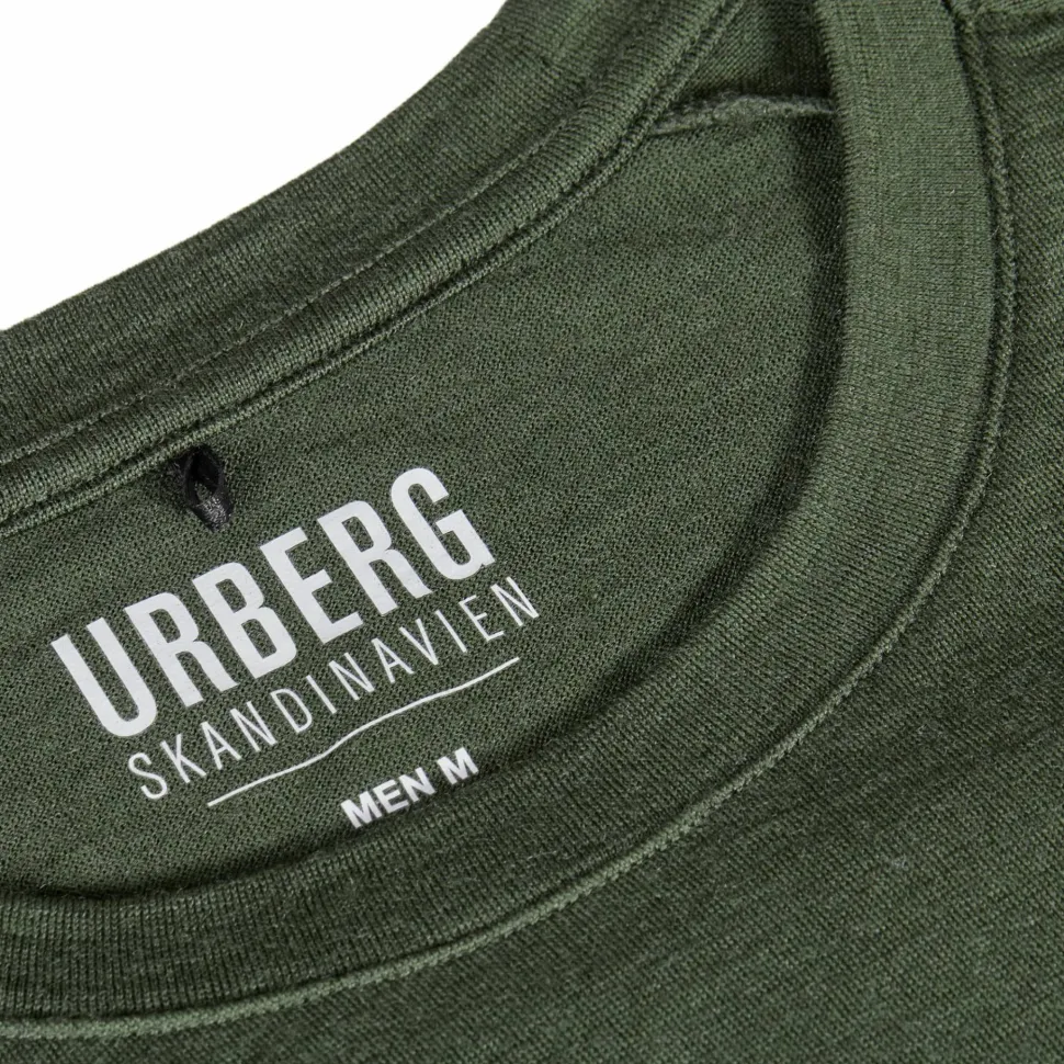 Urberg Men's Lyngen Merino T-Shirt 2.0 Kombu Green