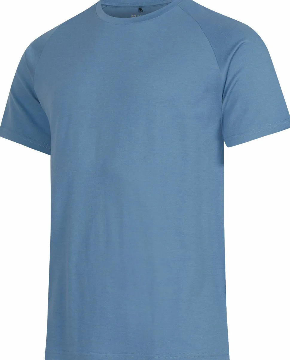Urberg Men's Lyngen Merino T-Shirt 2.0 Blue Stone