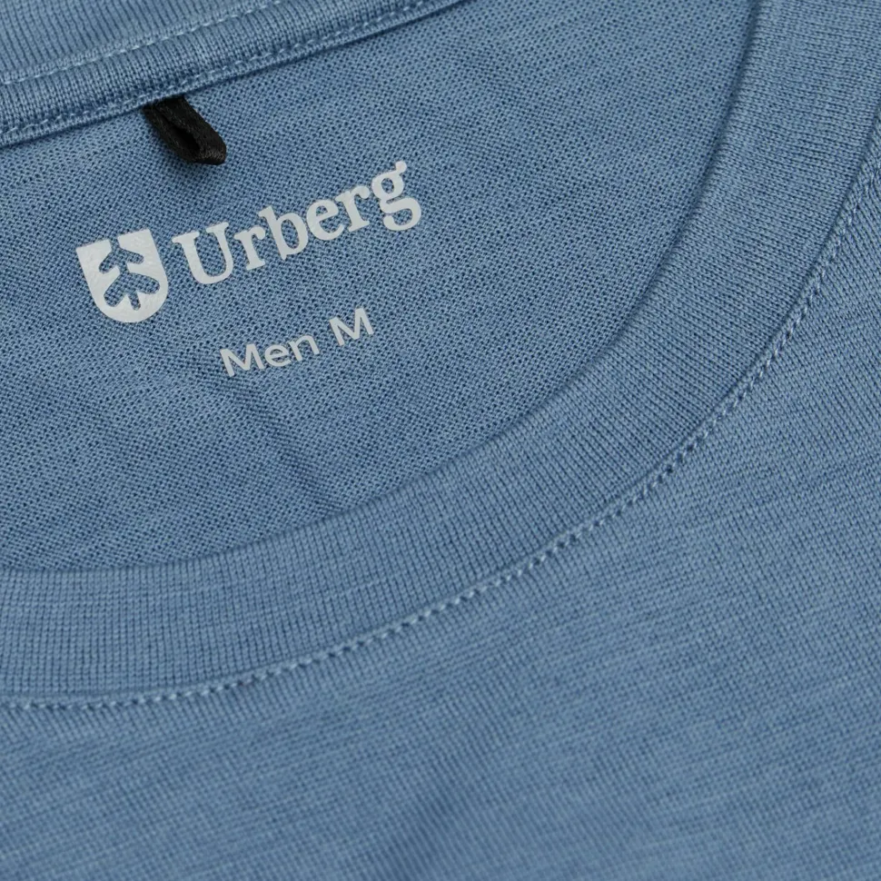 Urberg Men's Lyngen Merino T-Shirt 2.0 Blue Stone
