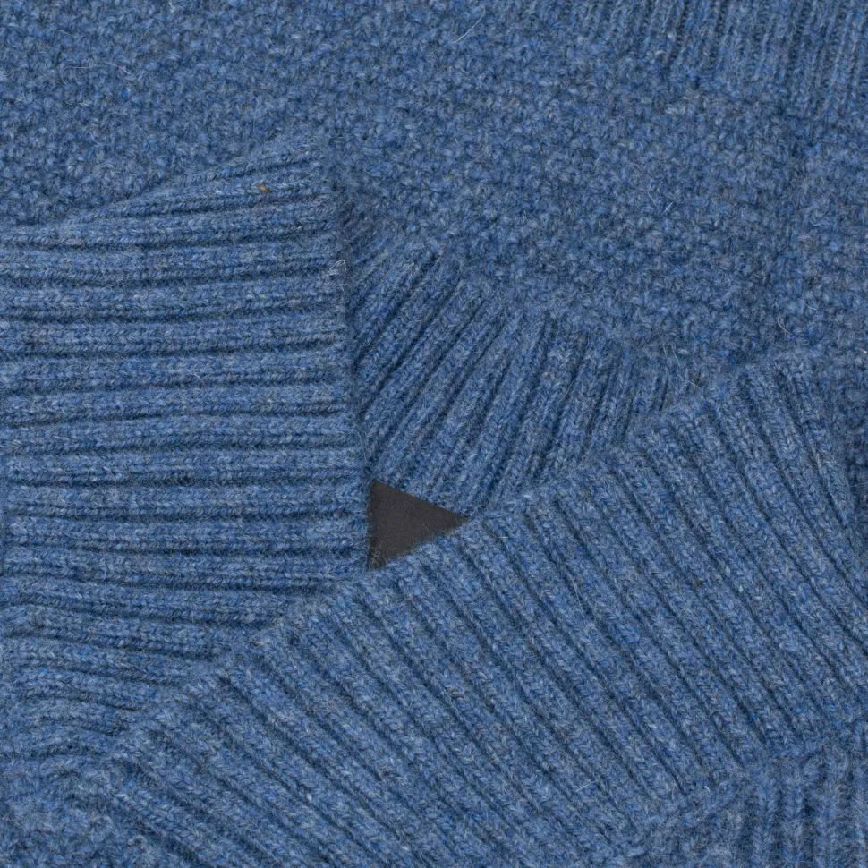 Urberg Men's Moss Knit Sweater Blue Melange