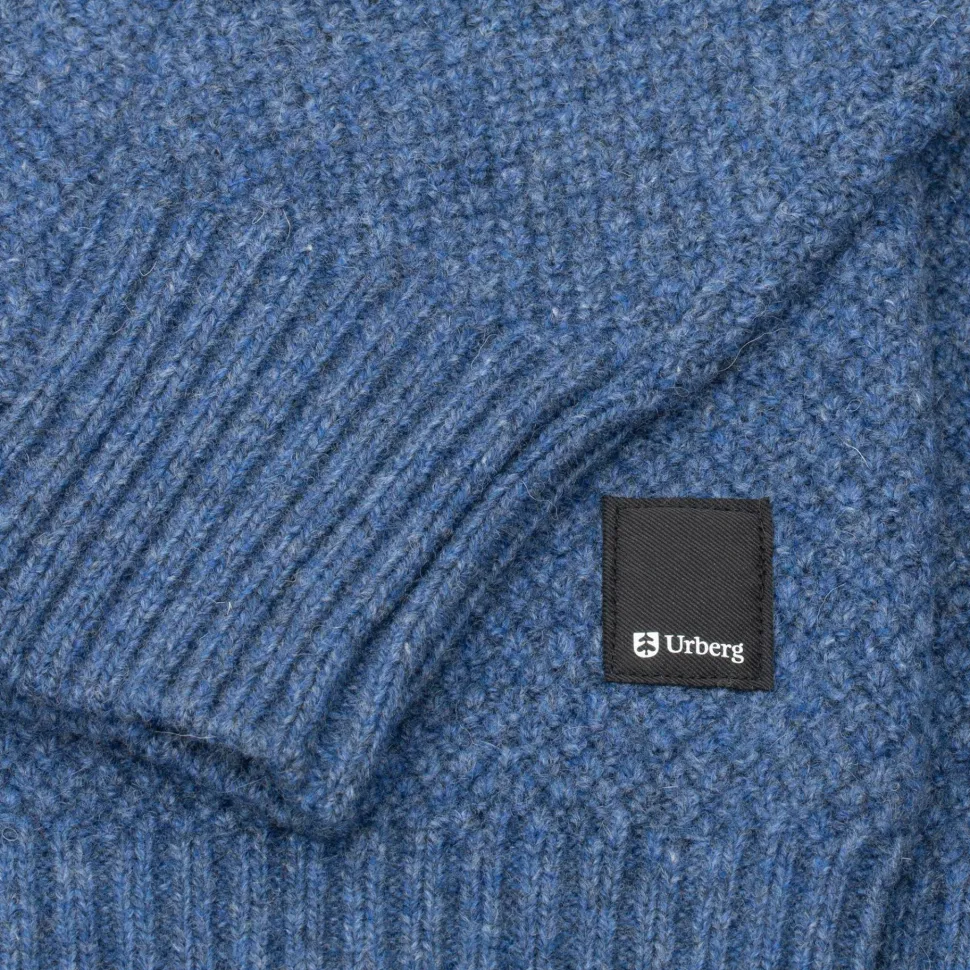 Urberg Men's Moss Knit Sweater Blue Melange