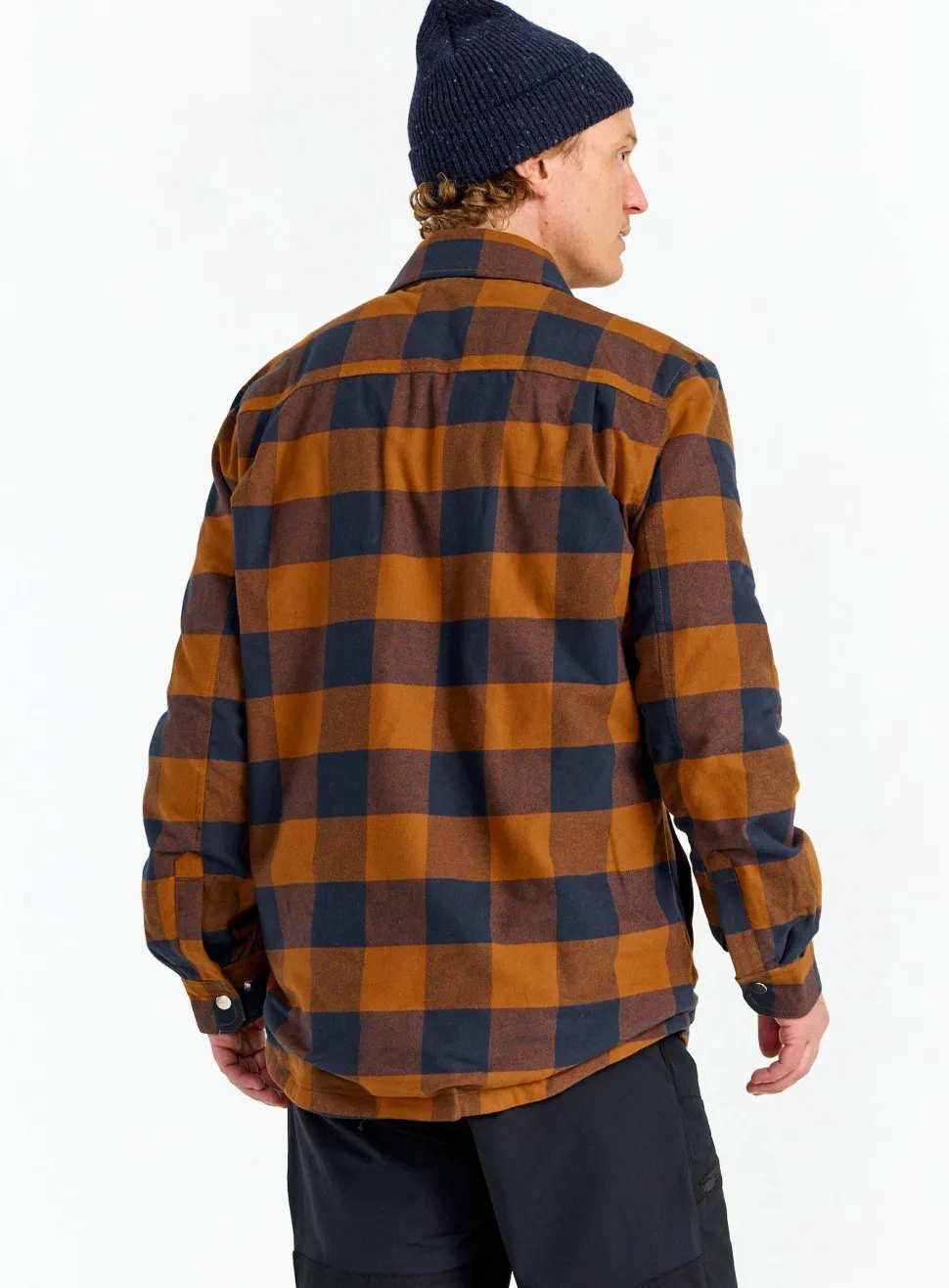 Urberg Men's Padded Flannel Shirt Blue Nights