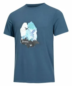 Urberg Men's Printed Tree Tee Midnight Navy/sky
