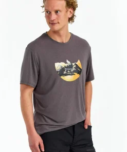 Urberg Men's Printed Tree Tee Phantom/forest
