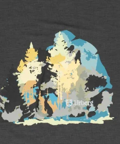 Urberg Men's Printed Tree Tee Phantom/forest