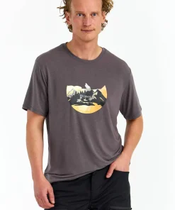 Urberg Men's Printed Tree Tee Phantom/forest