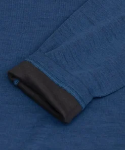 Urberg Men's Selje Merino-Bamboo Top True Navy/Asphalt