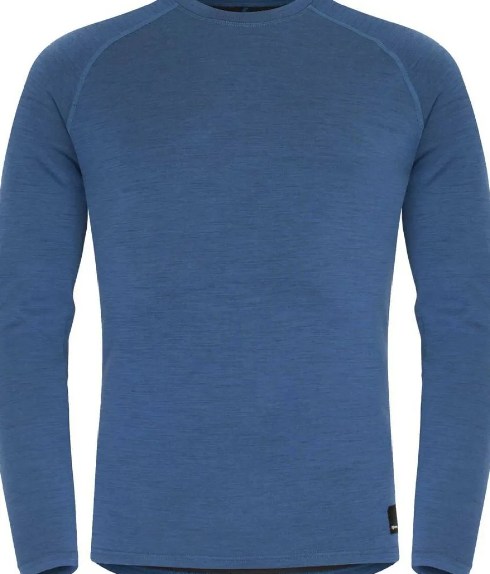 Urberg Men's Selje Merino-Bamboo Top True Navy/Asphalt