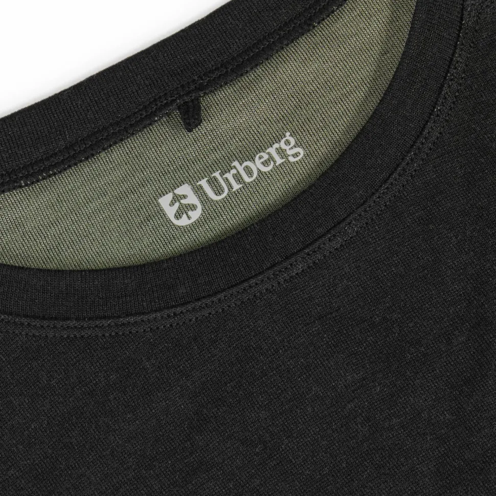 Urberg Men's Selje Merino-Bamboo Top Black/Green