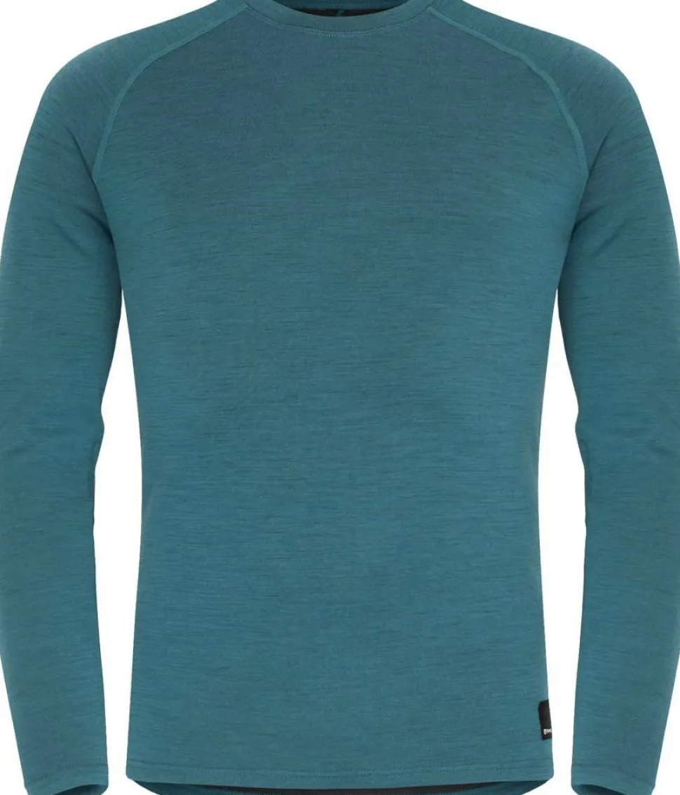 Urberg Men's Selje Merino-Bamboo Top Mediterranea/Blue Nights