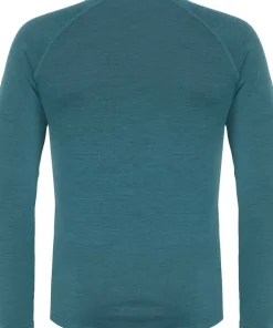 Urberg Men's Selje Merino-Bamboo Top Mediterranea/Blue Nights