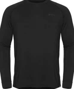 Urberg Men's Solid Tree Base Layer Top Black Beauty