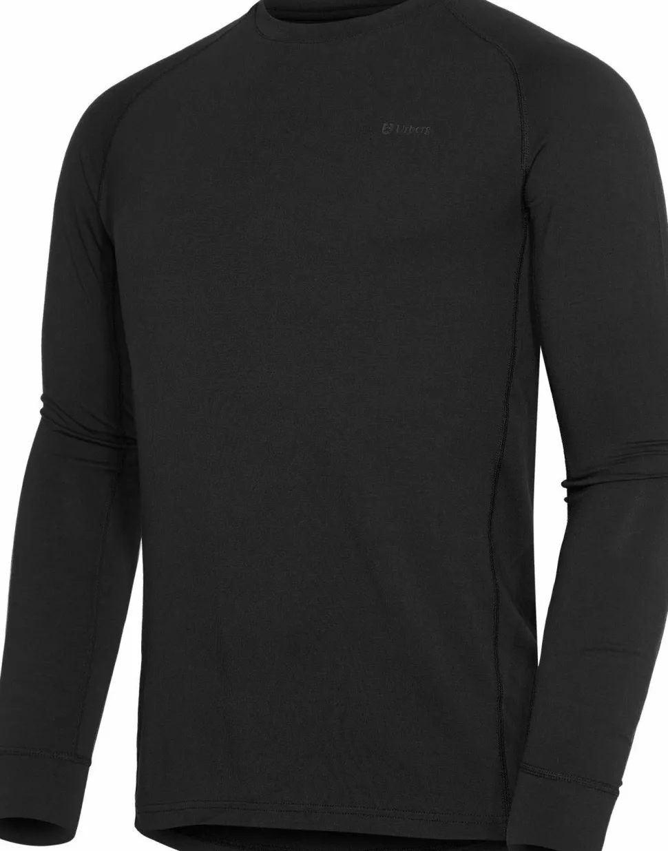 Urberg Men's Solid Tree Base Layer Top Black Beauty