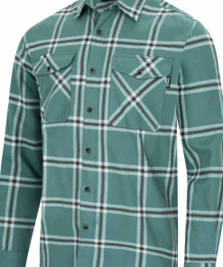Urberg Men's Two Pocket Flanell Shirt Silver Pine/ Blue Nights