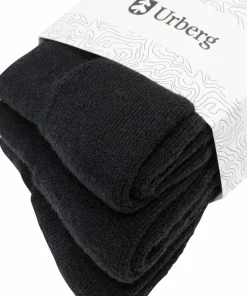 Urberg Thicker Every Day Merino Wool Sock 3p Adult Black Beauty
